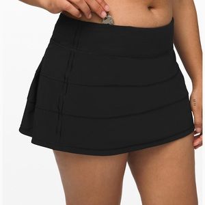 Lulu lemon black tennis skirt